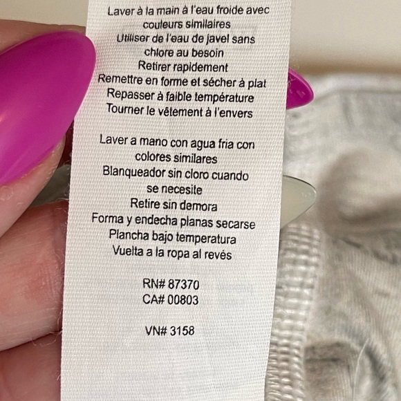 Alo Yoga White and Gray Airbrushed Marbled Full Length Leggings Size XS - Picture 9 of 10